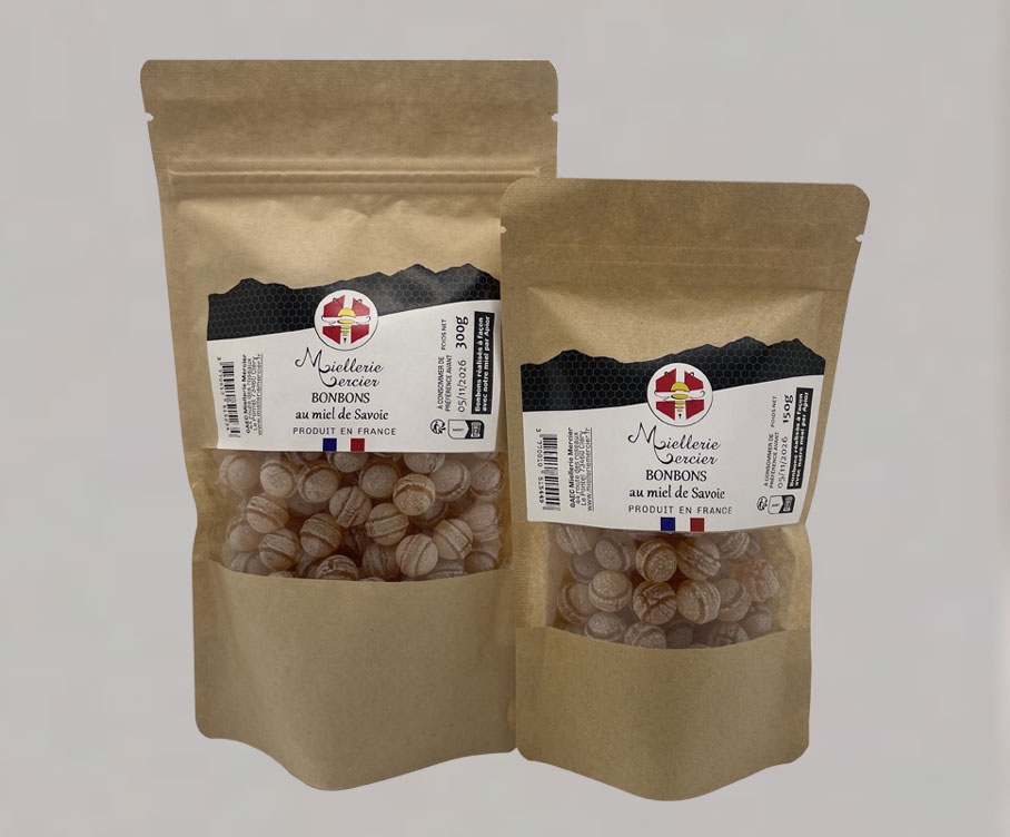 Bonbons secs au miel de Savoie